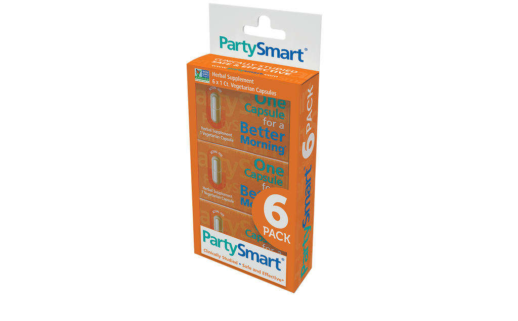 Hangover Cure. 6 Pack of PartySmart 