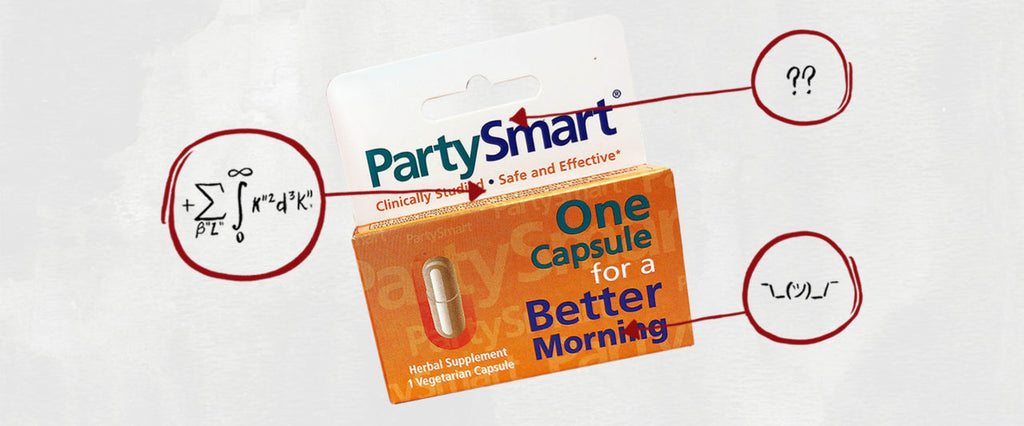 PartySmart all natural hangover prevention
