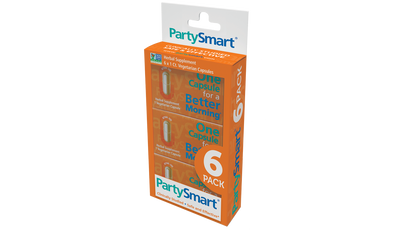 Hangover Cure. 6 Pack of PartySmart 